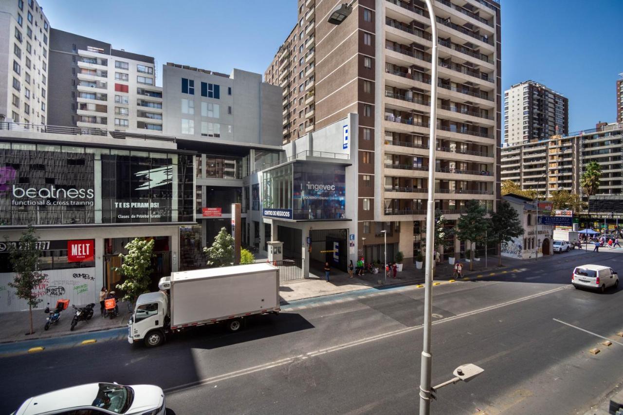 Tribeca Twin Room - Studio With Pool, Wifi, Ac Santiago del Cile Esterno foto
