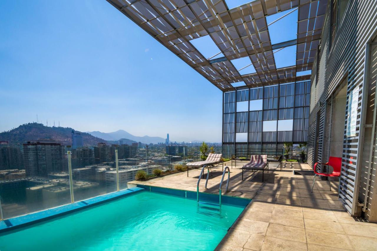 Tribeca Twin Room - Studio With Pool, Wifi, Ac Santiago del Cile Esterno foto